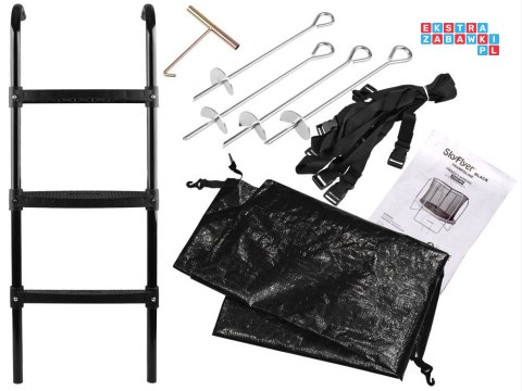 Trampolina ogrodowa SkyFlyer + drabinka 14FT 426cm