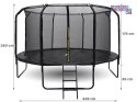 Trampolina ogrodowa SkyFlyer + drabinka 14FT 426cm