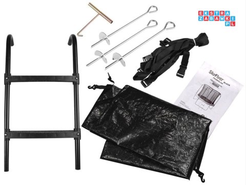 Trampolina ogrodowa SkyFlyer + drabinka 8FT 244cm