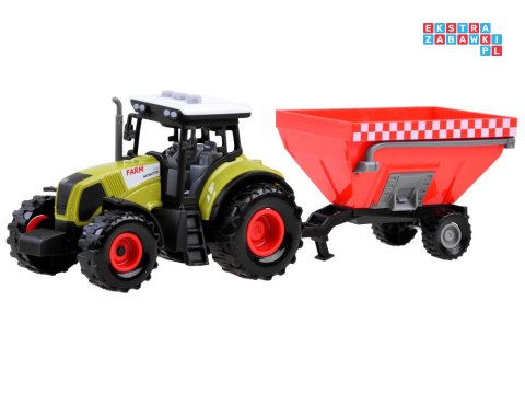 Zestaw 3 x Traktor + przyczepa dla farmera ZA3908