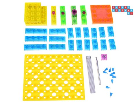 Zestaw edukacyjny Klocki zbuduj RADIO - czysto gra Mały elektronik ZA3980