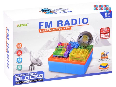Zestaw edukacyjny Klocki zbuduj RADIO - czysto gra Mały elektronik ZA3980