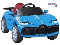 [PA0270] Cabrio na akumulator 2x25W 6V/4.5Ah z funkcją bujania pilot EVA - niebieski