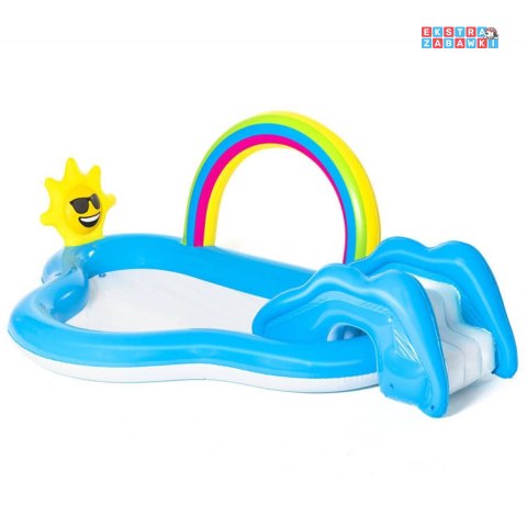 Bestway Brodzik dla dzieci Plac zabaw TĘCZA I SŁONECZKO + zjeżdżalnia 53092