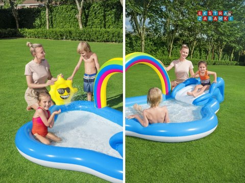 Bestway Brodzik dla dzieci Plac zabaw TĘCZA I SŁONECZKO + zjeżdżalnia 53092