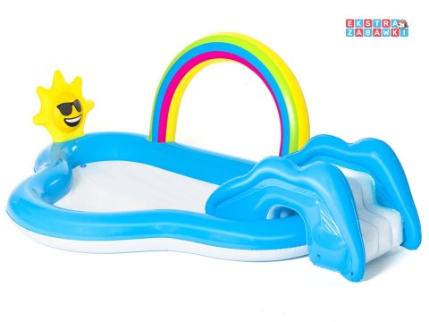 Bestway Brodzik dla dzieci Plac zabaw TĘCZA I SŁONECZKO + zjeżdżalnia 53092
