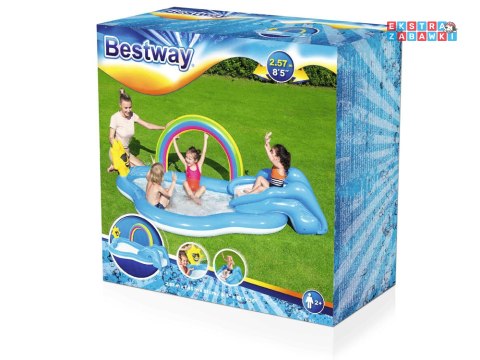 Bestway Brodzik dla dzieci Plac zabaw TĘCZA I SŁONECZKO + zjeżdżalnia 53092