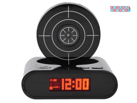 [ZA2486 CY] Budzik z pistoletem zegar z tarczą gra