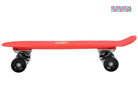 [SP0575 CZ] Deskorolka fiszka dla dzieci do 50kg czerwona