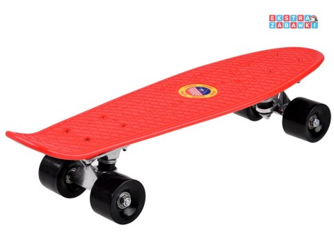 [SP0575 CZ] Deskorolka fiszka dla dzieci do 50kg czerwona