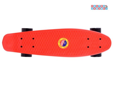 [SP0575 CZ] Deskorolka fiszka dla dzieci do 50kg czerwona