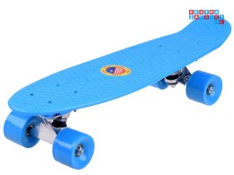 [SP0575 NI] Deskorolka fiszka dla dzieci do 50kg niebieska