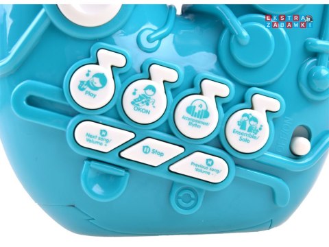 [IN0155 NI] Interaktywny saksofon melodie dźwięki Instrument dla dzieci