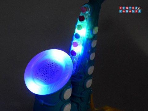 [IN0155 NI] Interaktywny saksofon melodie dźwięki Instrument dla dzieci