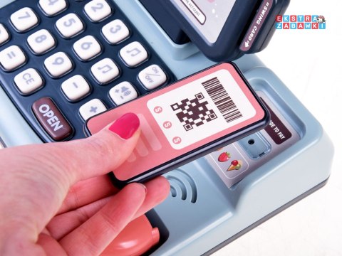 [ZA4147 Kasa fiskalna dla dzieci skaner waga smartfon koszyk zabawa w sklep