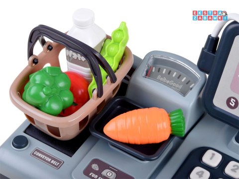 [ZA4147 Kasa fiskalna dla dzieci skaner waga smartfon koszyk zabawa w sklep