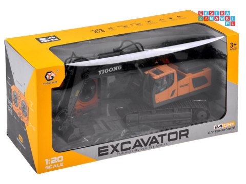 Koparka na gąsienicach sterowana na pilota RC0599