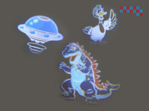 [ZA4368] Laserowe pistolety projektor laser