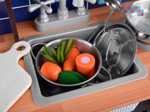 Loft Kuchnia drewniana dla dzieci lodówka ZA4129