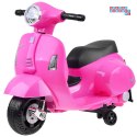 [PA0238] Motorek Skuter VESPA na akumulator 6V/4.5Ah - różowy