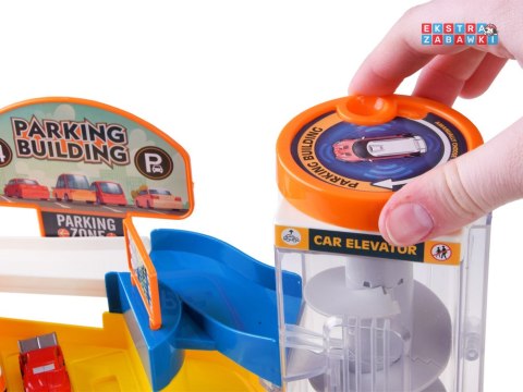 [ZA4376] Parking tor dla autek elektryczna winda 6 autek naklejki