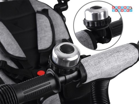 [SP0650 SZ] Rowerek dziecięcy trójkołowy Tiny Bike 3w1 z daszkiem obracany