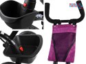 [SP0650 RO] Rowerek trójkołowy Tiny Bike 3w1 różowy z daszkiem