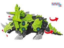 [ZA4371] Ruchomy model do złożenia mechaniczny Triceratops robot
