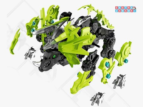 [ZA4371] Ruchomy model do złożenia mechaniczny Triceratops robot