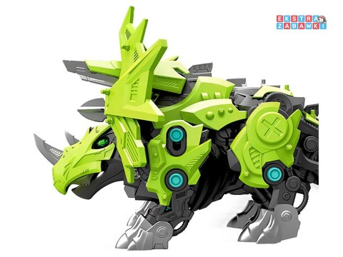 [ZA4371] Ruchomy model do złożenia mechaniczny Triceratops robot