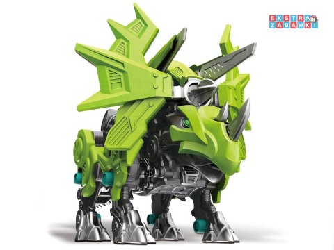 [ZA4371] Ruchomy model do złożenia mechaniczny Triceratops robot