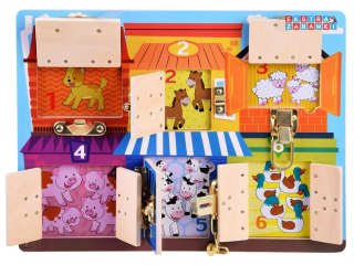 [ZA4133] Tablica sensoryczna manipulacyjna zamki