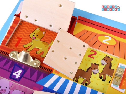 [ZA4133] Tablica sensoryczna manipulacyjna zamki