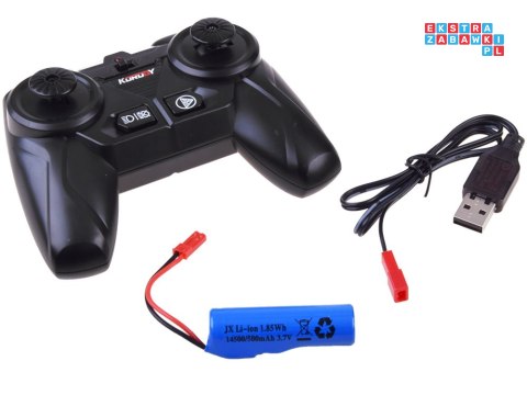 Traktor na pilota gumowe koła + przyczepa RC0601