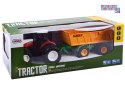 Traktor na pilota gumowe koła + przyczepa RC0601