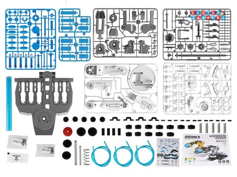 [ZA4199] Zestaw edukacyjny Zrób to sam robot 3w1 hydrauliczne ramię 220 el.