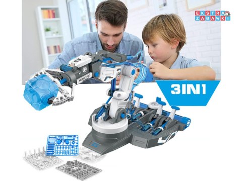 [ZA4199] Zestaw edukacyjny Zrób to sam robot 3w1 hydrauliczne ramię 220 el.