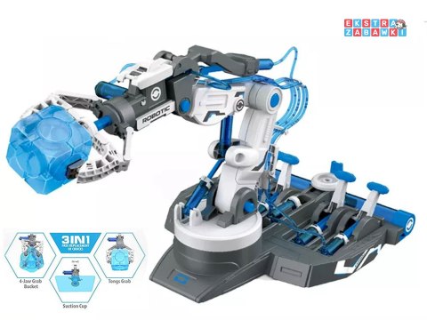 [ZA4199] Zestaw edukacyjny Zrób to sam robot 3w1 hydrauliczne ramię 220 el.