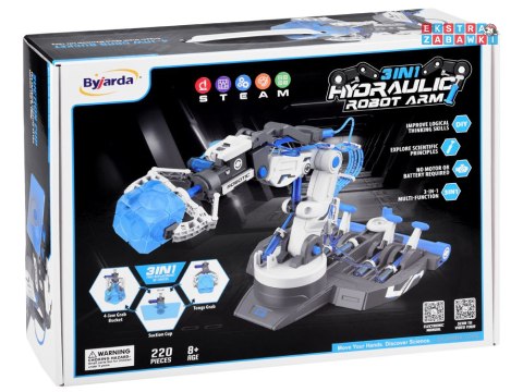 [ZA4199] Zestaw edukacyjny Zrób to sam robot 3w1 hydrauliczne ramię 220 el.