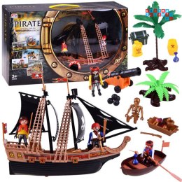 Zestaw statek piracki figurki armata dźwięk ZA4365
