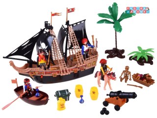 [ZA4365] Zestaw statek piracki figurki armata dźwięk