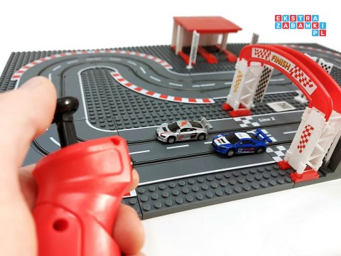Audi sterowany tor wyścigowy samochodowy autka pilot budowa RC0621