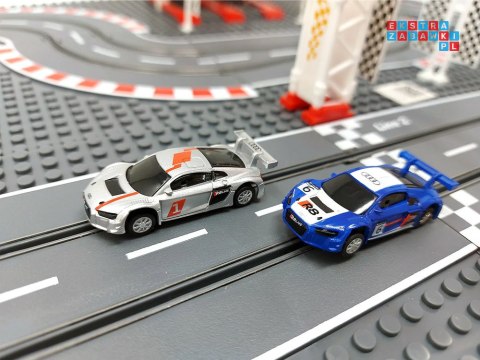 Audi sterowany tor wyścigowy samochodowy autka pilot budowa RC0621