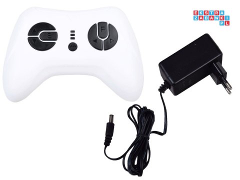 [PA0290] Autko retro Vision Mercedes Simplex na akumulator 12V/7Ah LED MP3 pilot - biały