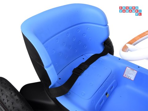 [PA0290] Autko retro Vision Mercedes Simplex na akumulator 12V/7Ah LED MP3 pilot - biały