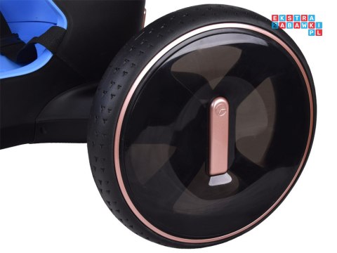 [PA0290] Autko retro Vision Mercedes Simplex na akumulator 12V/7Ah LED MP3 pilot - biały