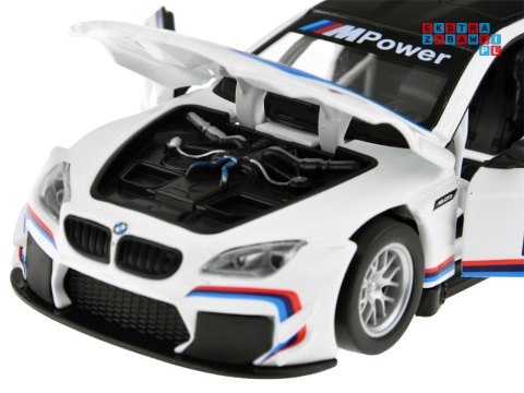 Auto metalowe model sportowe BMW M6 GT3 skala 1:32 światło dźwięk ZA4613