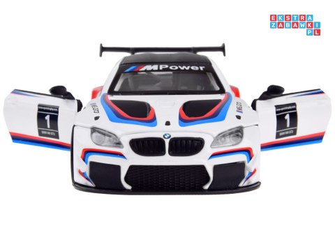Auto metalowe model sportowe BMW M6 GT3 skala 1:32 światło dźwięk ZA4613
