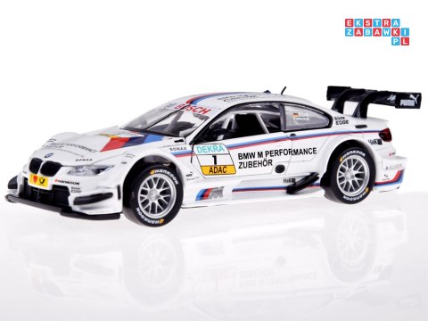 Auto metalowe sportowy model BMW M3 DTM skala 1:32 dźwięki światła ZA4608