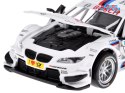 Auto metalowe sportowy model BMW M3 DTM skala 1:32 dźwięki światła ZA4608